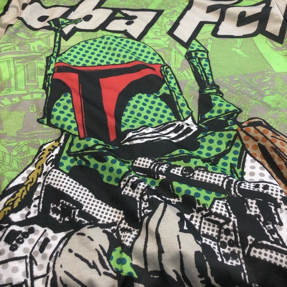 Star Wars Boba Fett All over Print T-Shirt Large - Picture 8 of 9